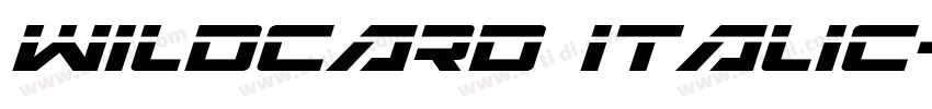 Wildcard Italic字体转换
